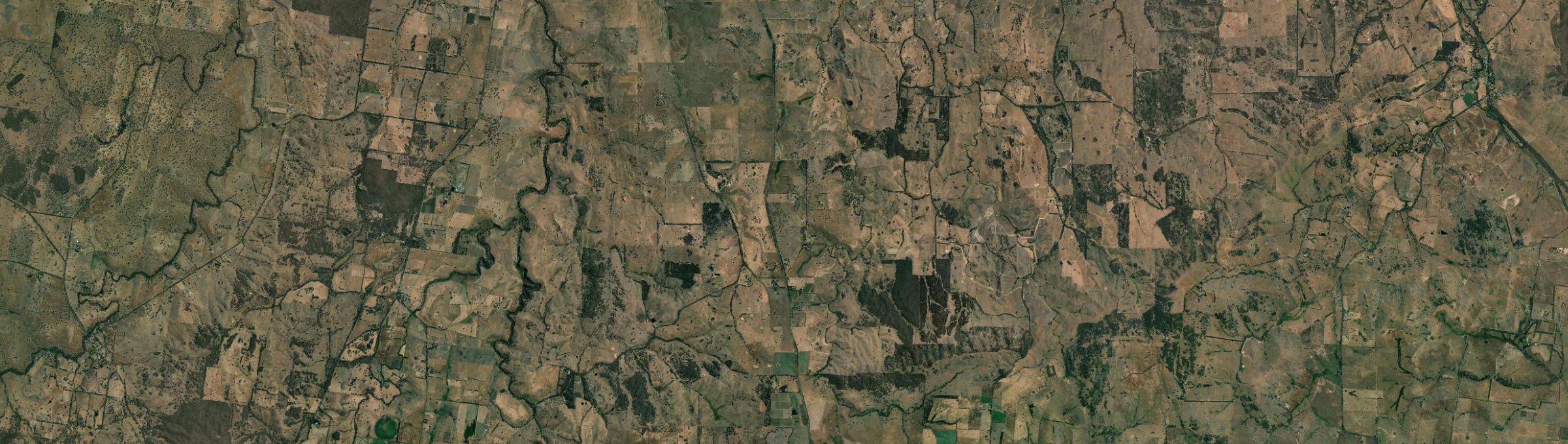 Aerial view of Glenhope, VIC