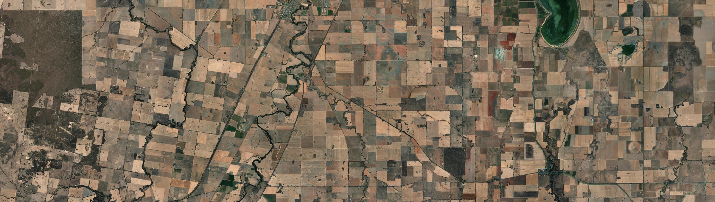 Aerial view of Runnymede (Vic.), VIC