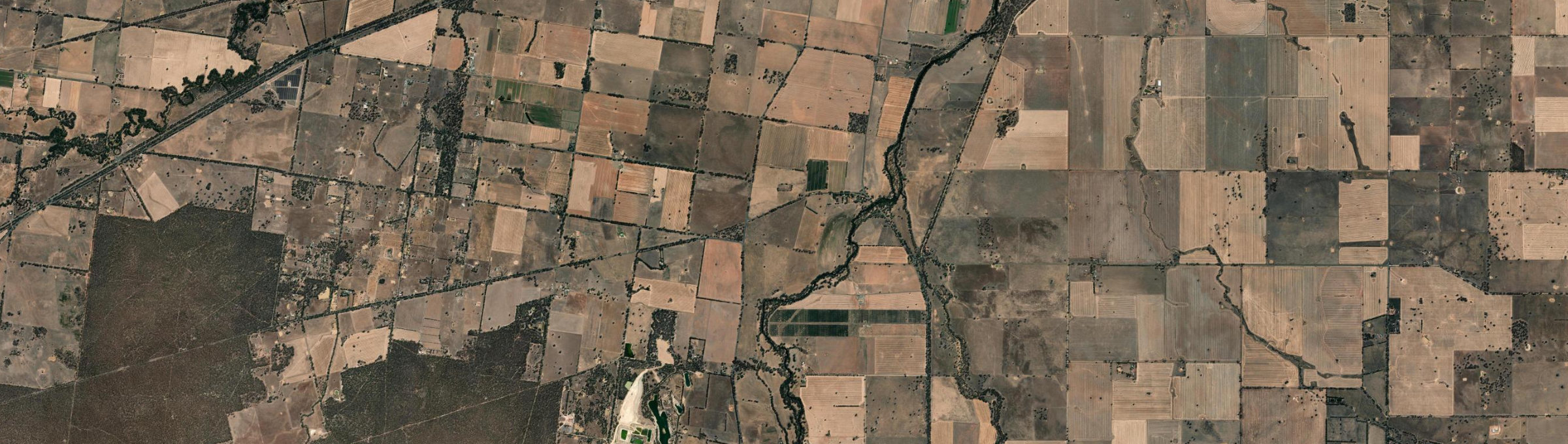 Aerial view of Barnadown, VIC
