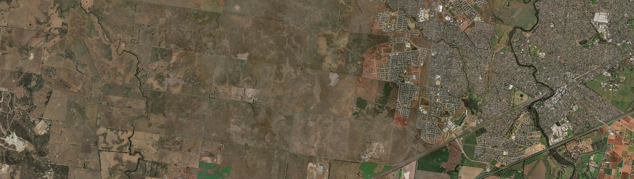 Aerial view of Mambourin, VIC