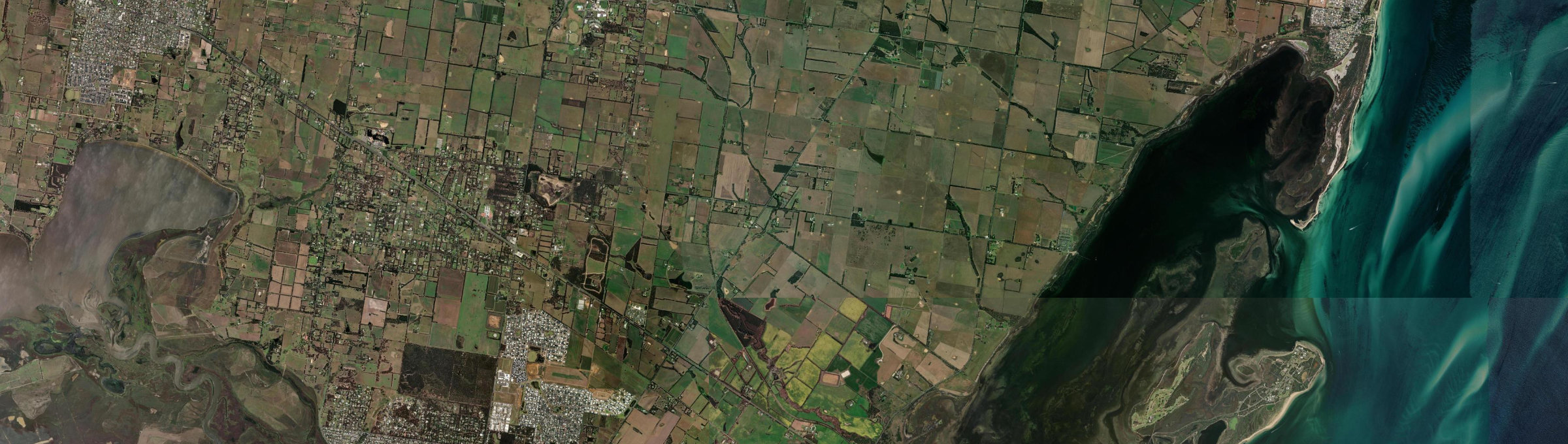 Aerial view of Mannerim, VIC