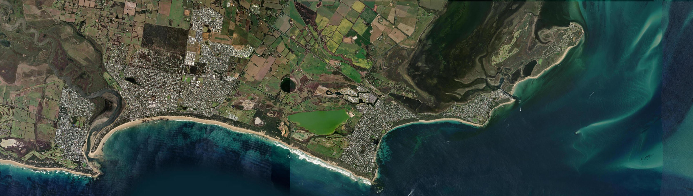 Aerial view of Point Lonsdale, VIC