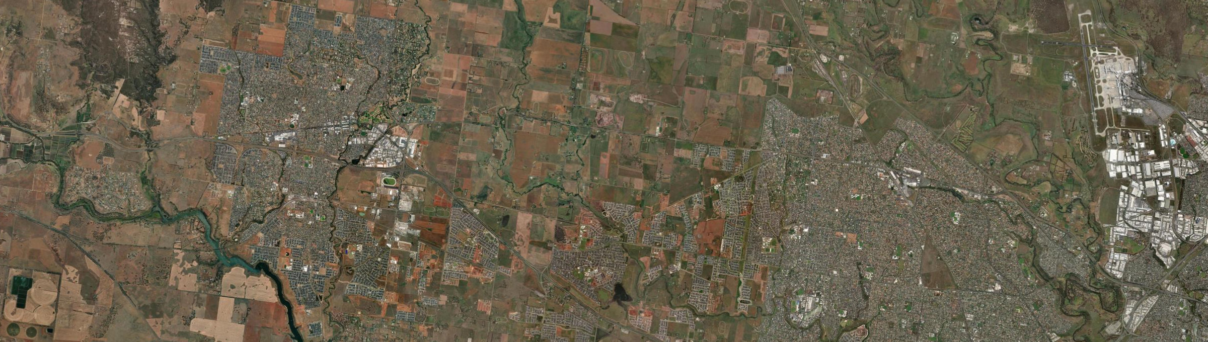 Aerial view of Bonnie Brook, VIC