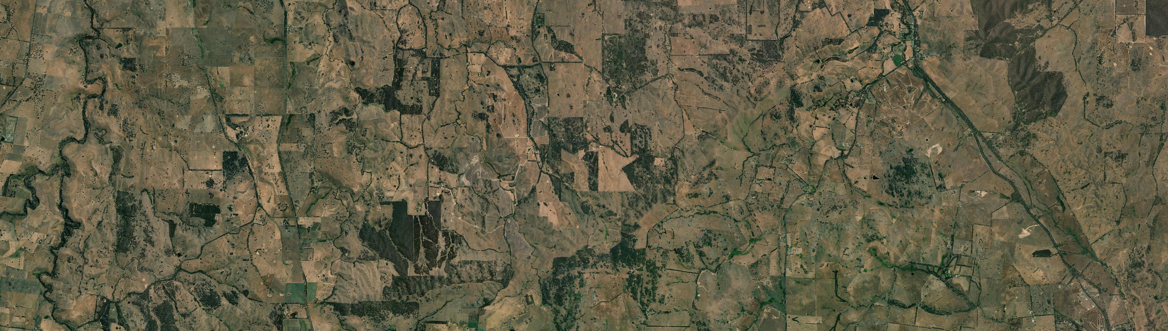 Aerial view of Glenhope East, VIC