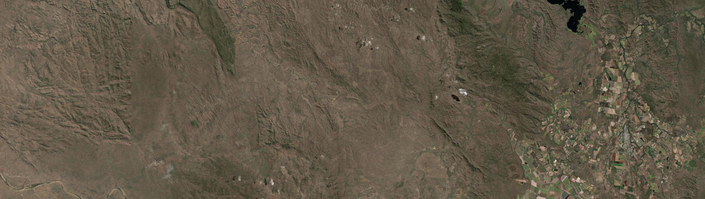 Aerial view of Thornborough, QLD