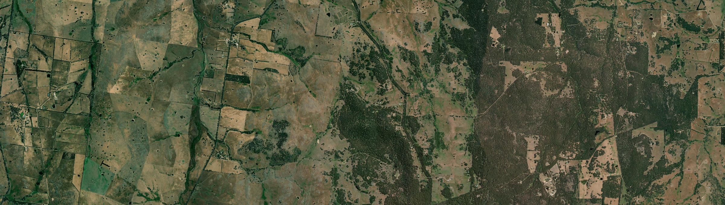Aerial view of Pastoria East, VIC