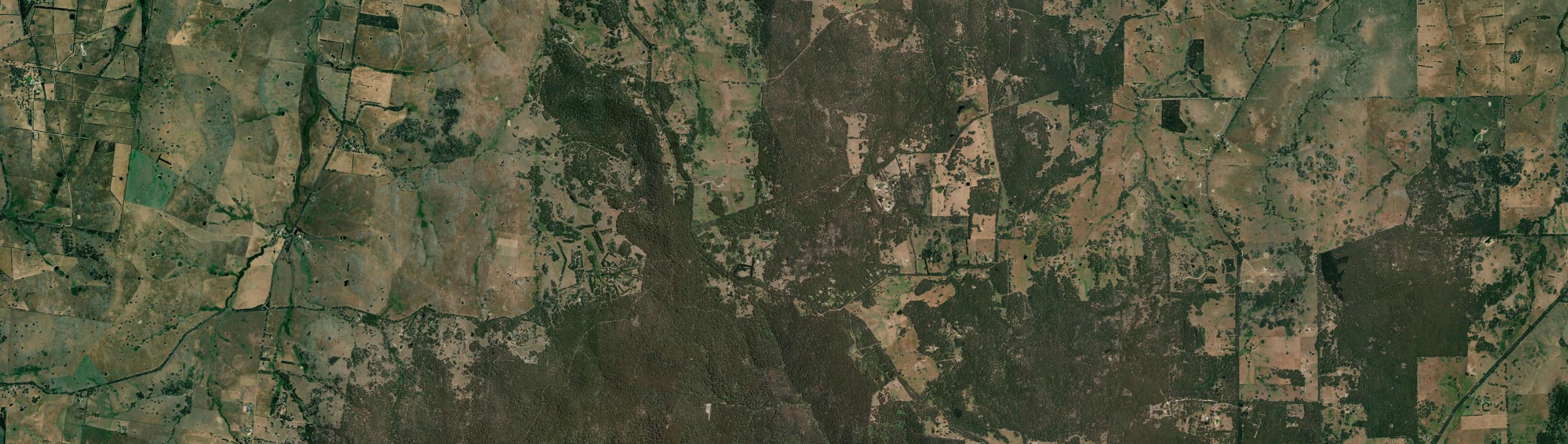 Aerial view of Benloch, VIC