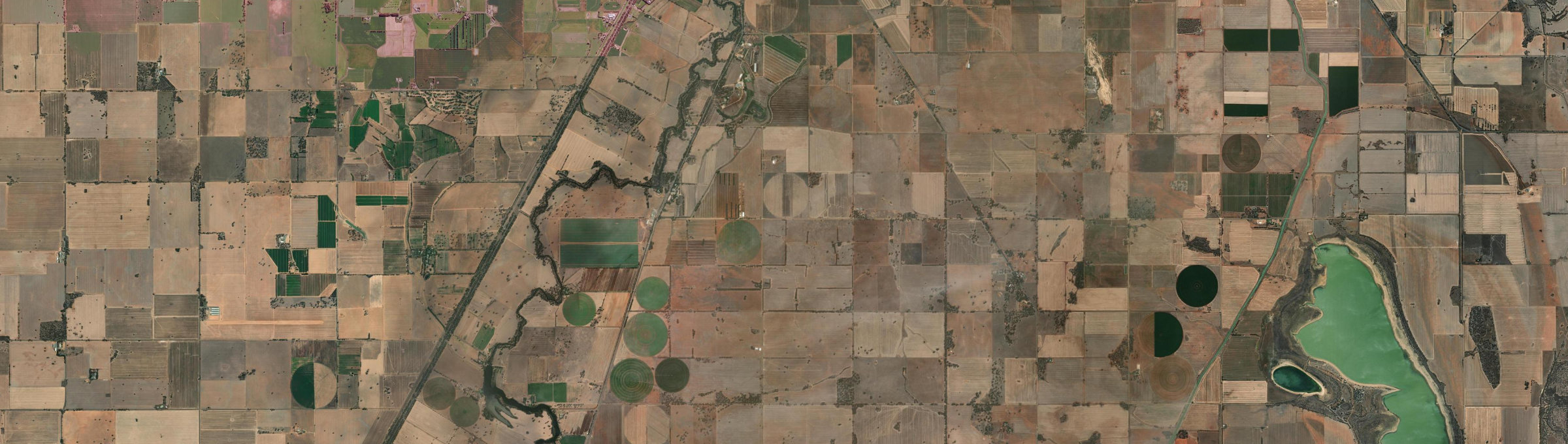 Aerial view of Bonn, VIC