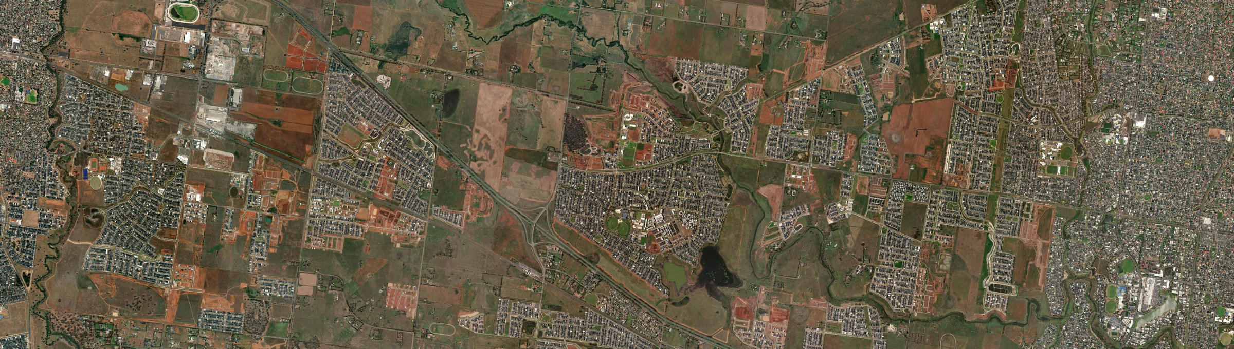 Aerial view of Aintree, VIC