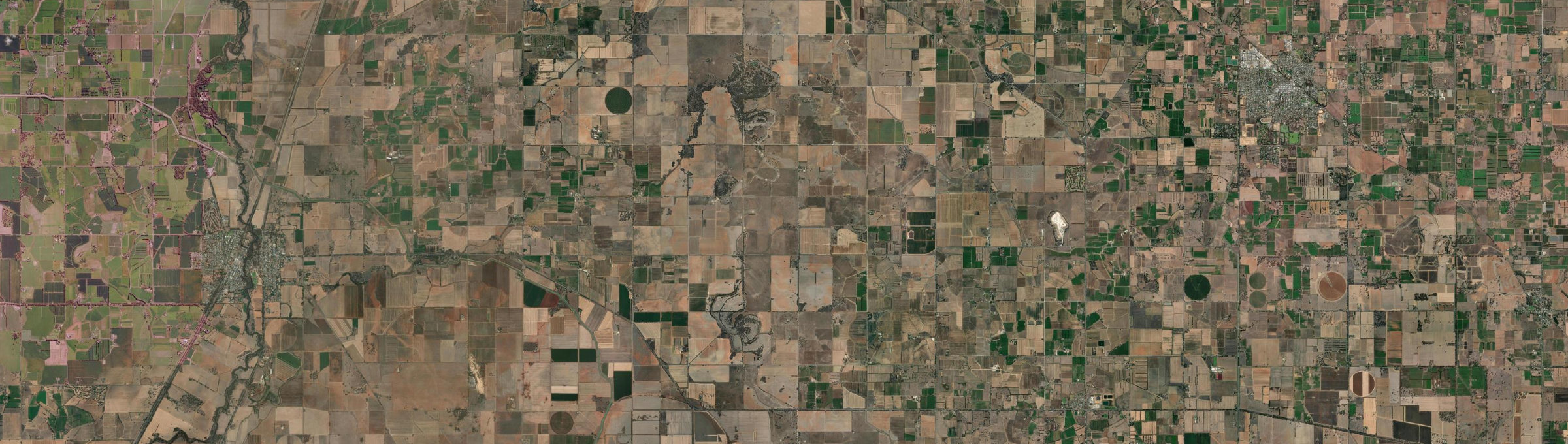 Aerial view of Timmering, VIC