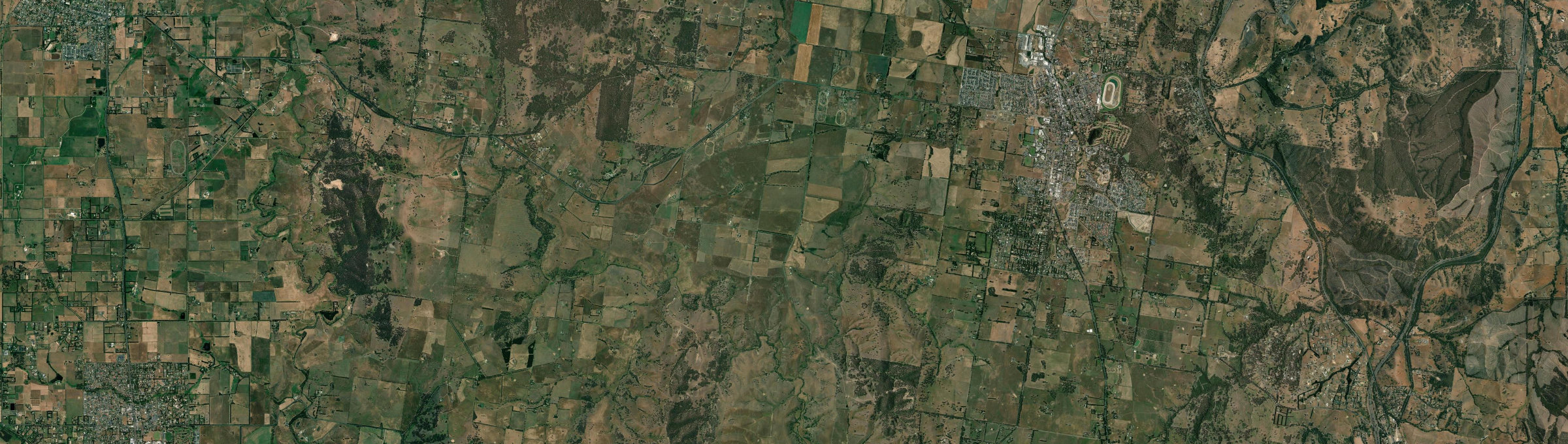 Aerial view of Forbes (Vic.), VIC