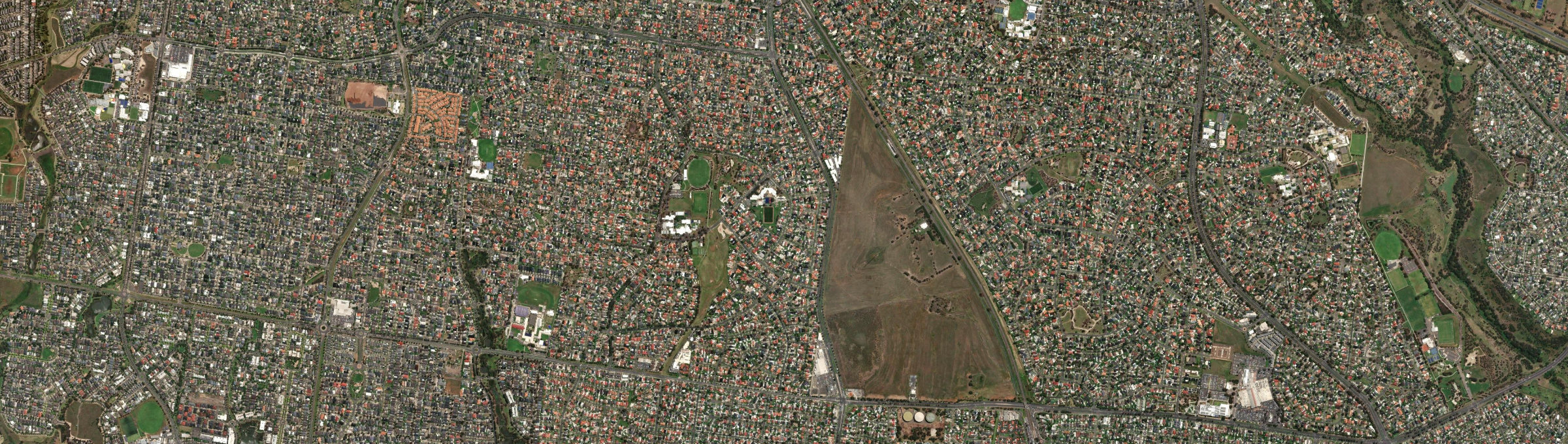 Aerial view of Delahey, VIC
