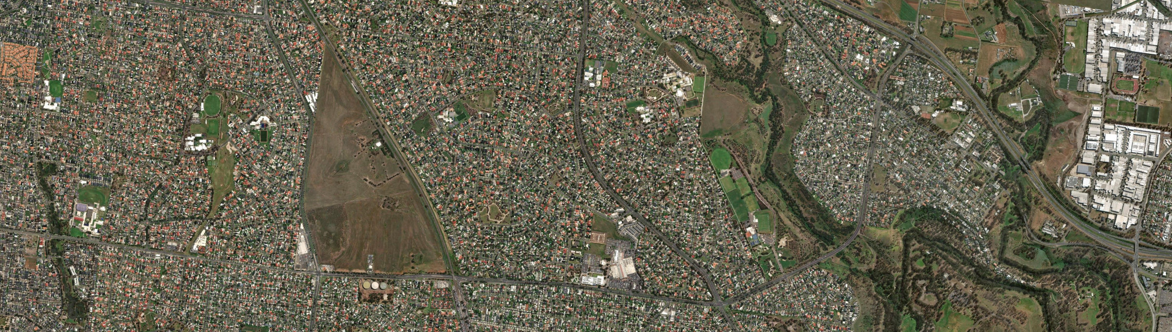Aerial view of Keilor Downs, VIC