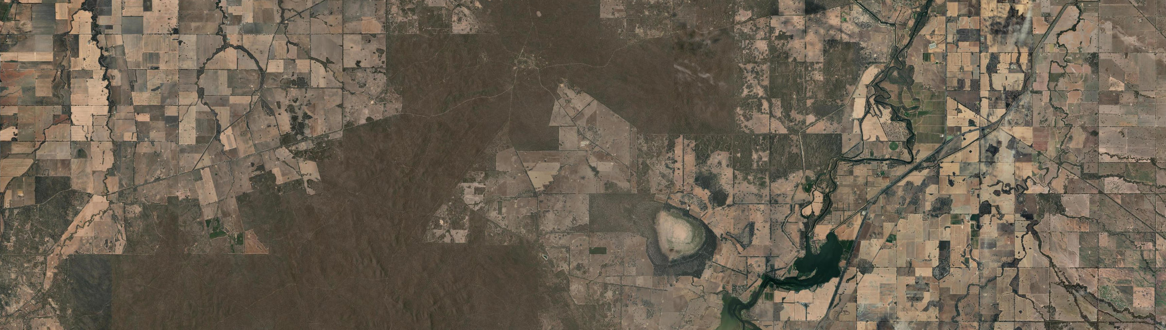 Aerial view of Whroo, VIC