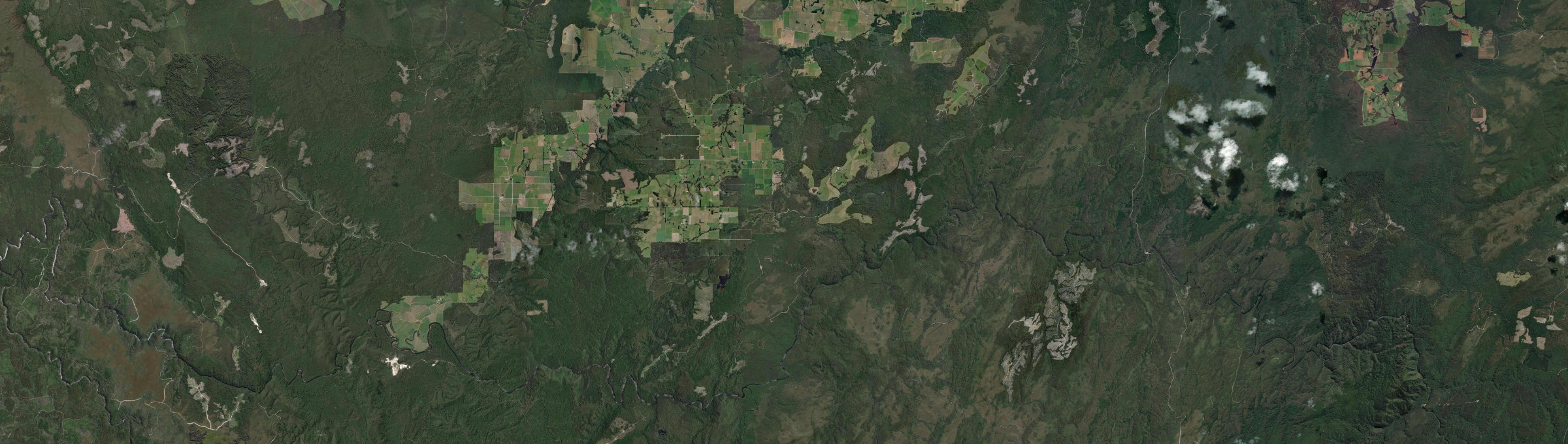Aerial view of Trowutta, TAS
