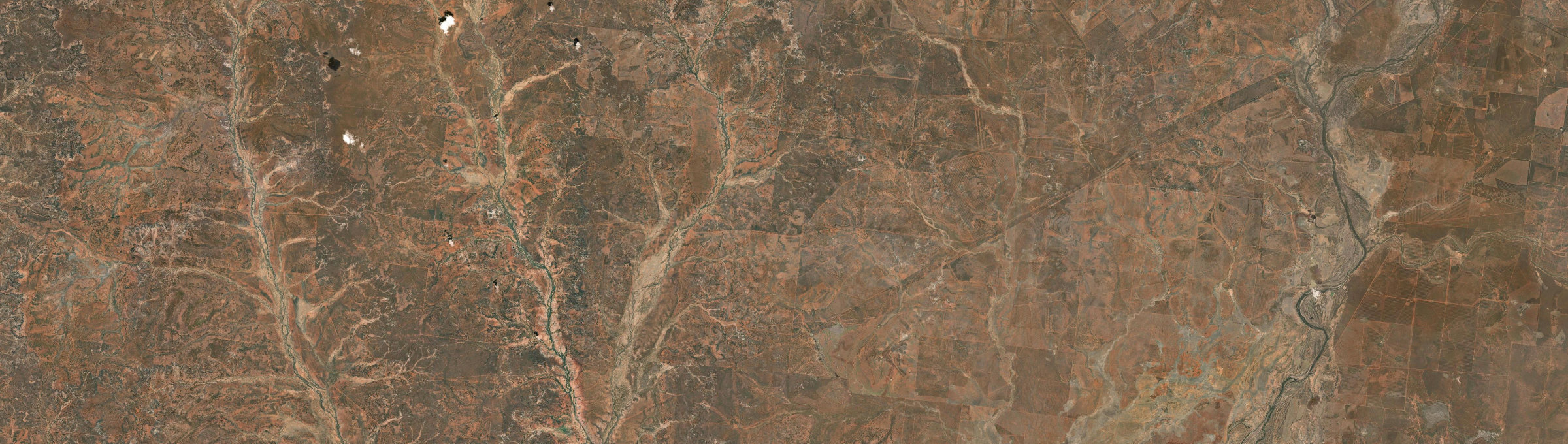 Aerial view of Cooladdi, QLD