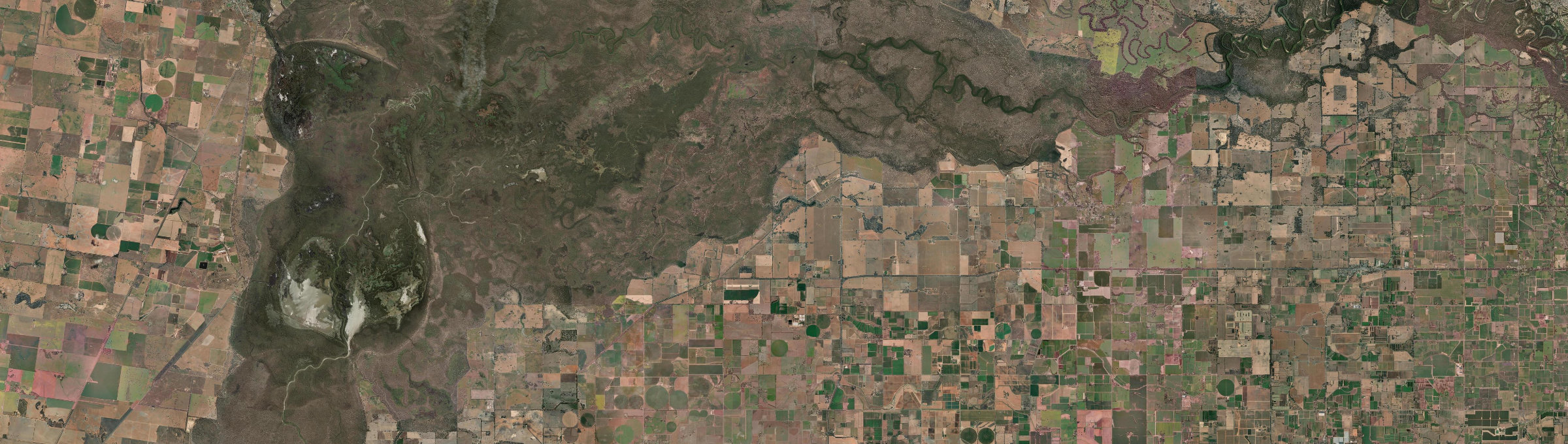 Aerial view of Yielima, VIC