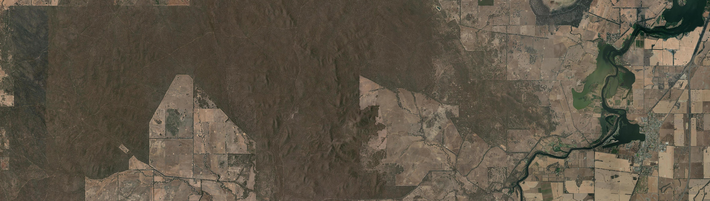 Aerial view of Wirrate, VIC