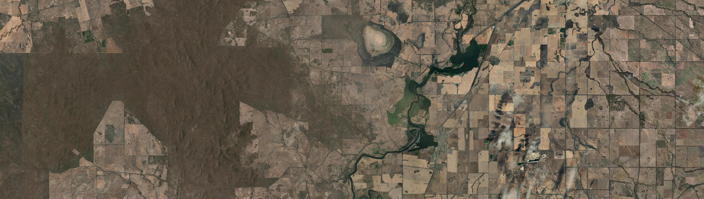 Aerial view of Bailieston, VIC