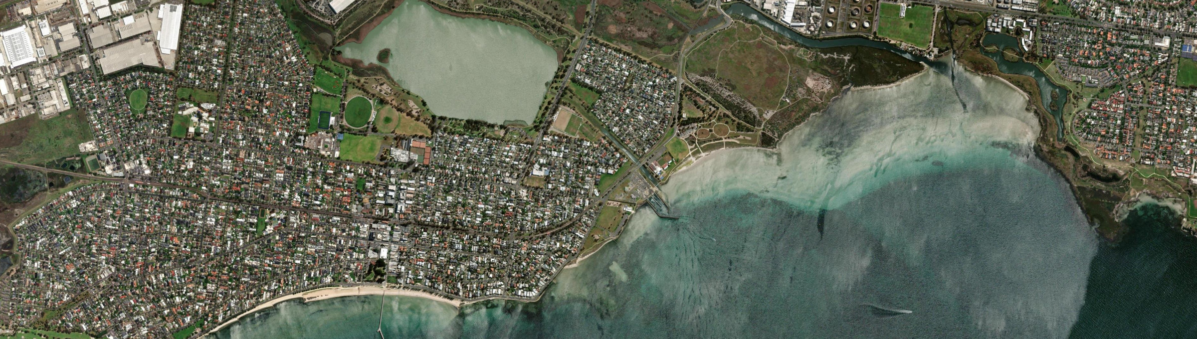 Aerial view of Seaholme, VIC