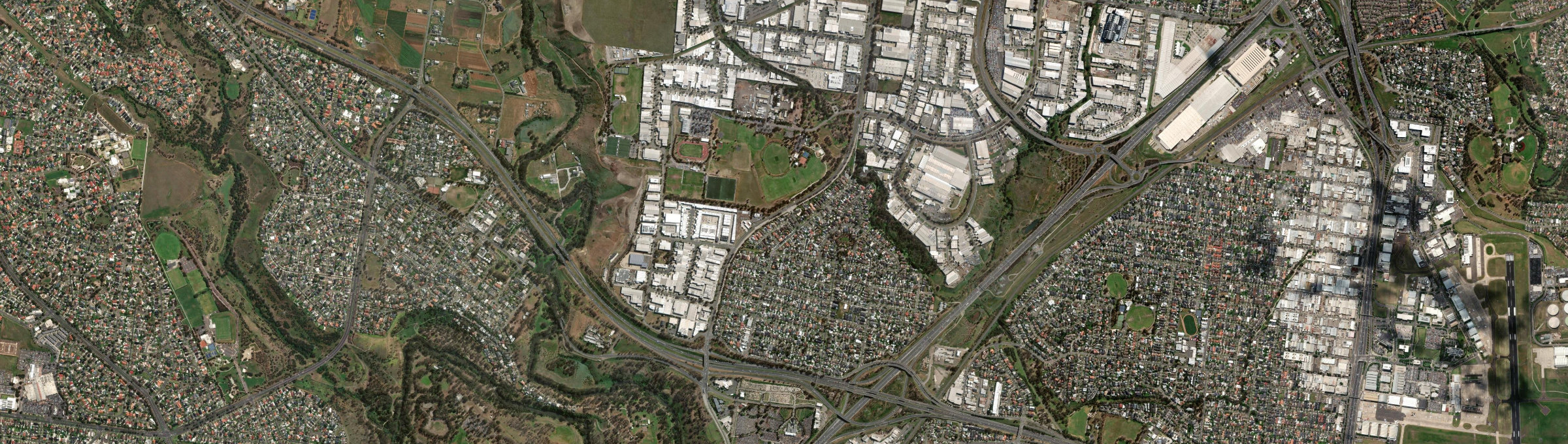 Aerial view of Keilor Park, VIC