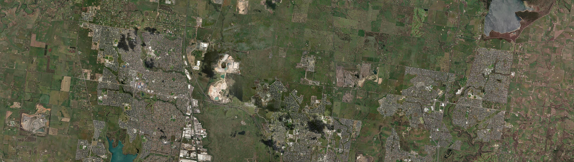 Aerial view of Wollert, VIC