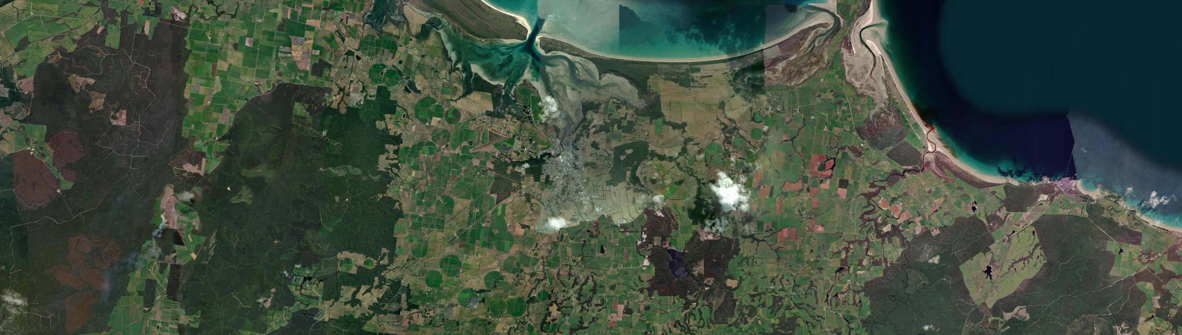 Aerial view of Smithton, TAS