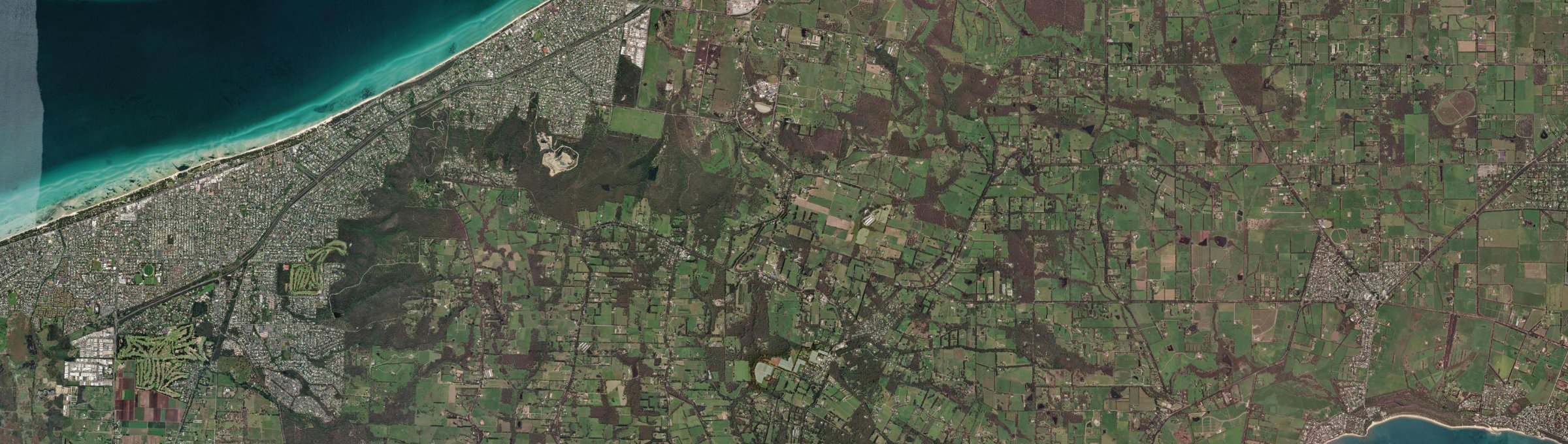 Aerial view of Red Hill (Vic.), VIC