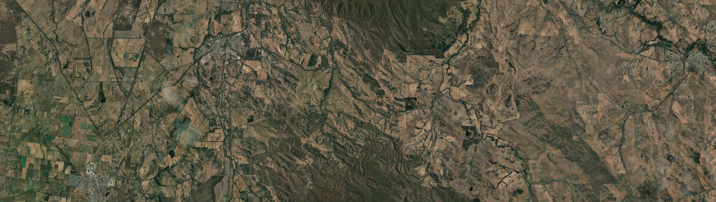 Aerial view of Reedy Creek (Vic.), VIC