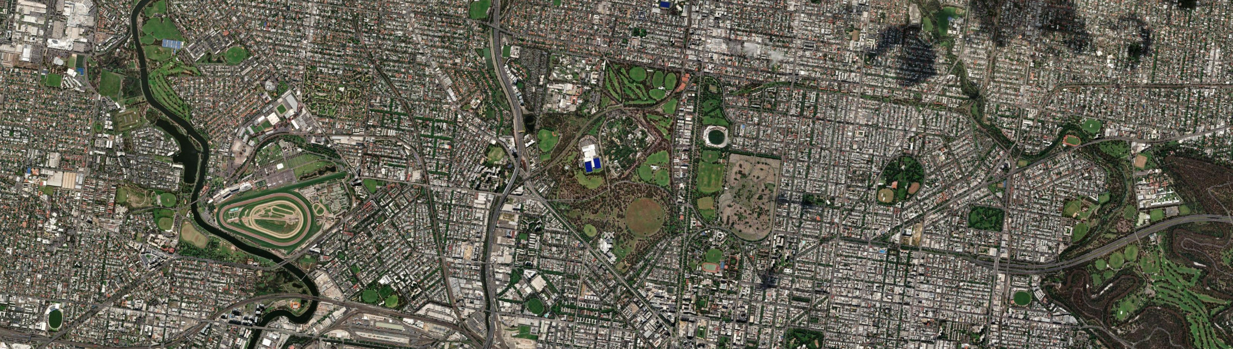 Aerial view of Parkville (Vic.), VIC