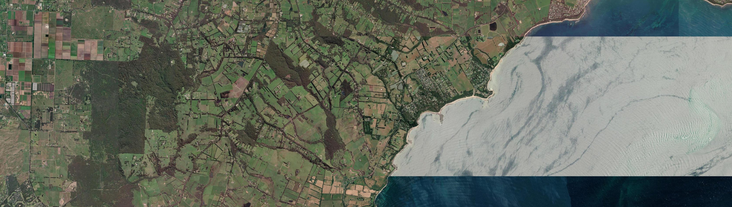 Aerial view of Shoreham, VIC