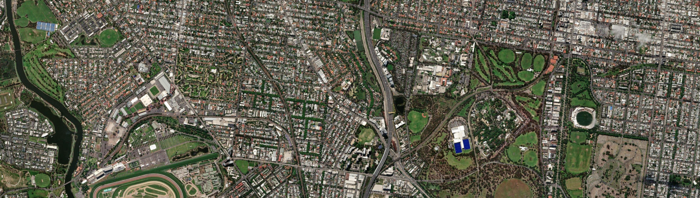Aerial view of Travancore, VIC