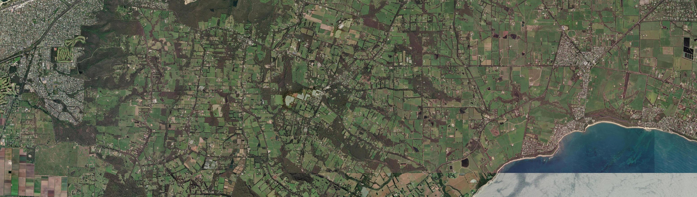Aerial view of Red Hill South, VIC