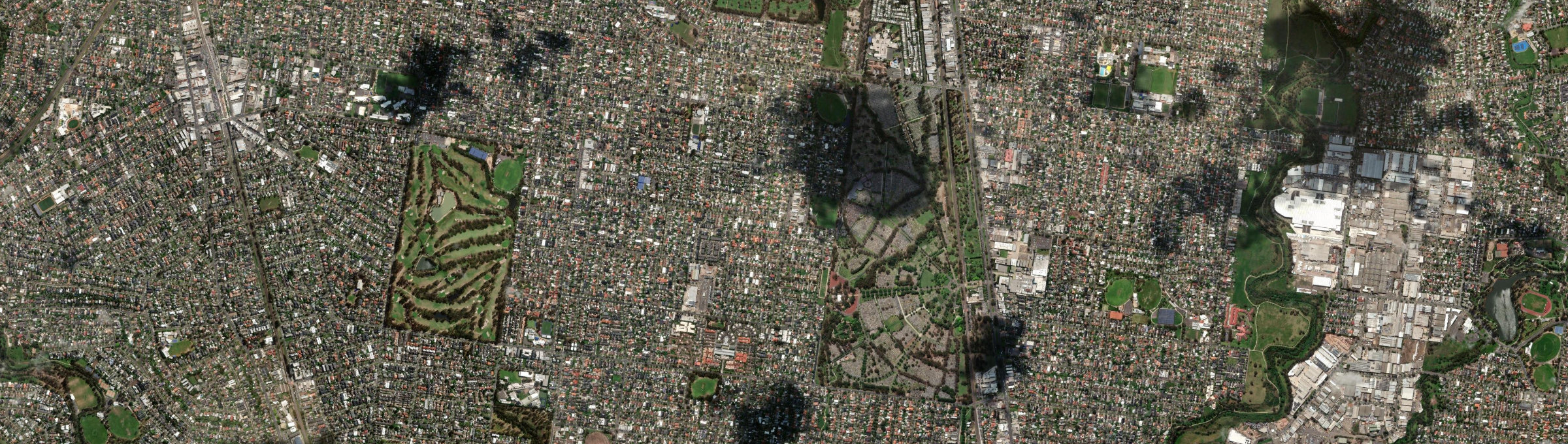 Aerial view of Hadfield, VIC