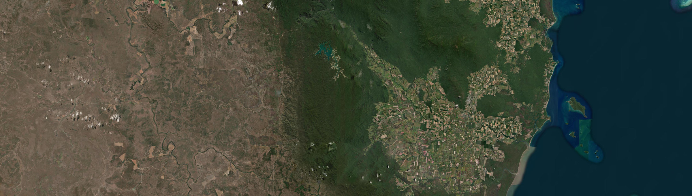 Aerial view of Kooroomool, QLD