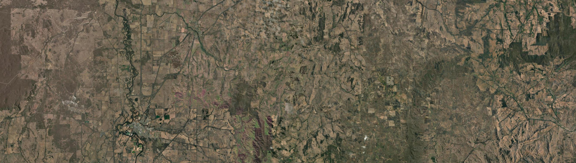 Aerial view of Tarcombe, VIC