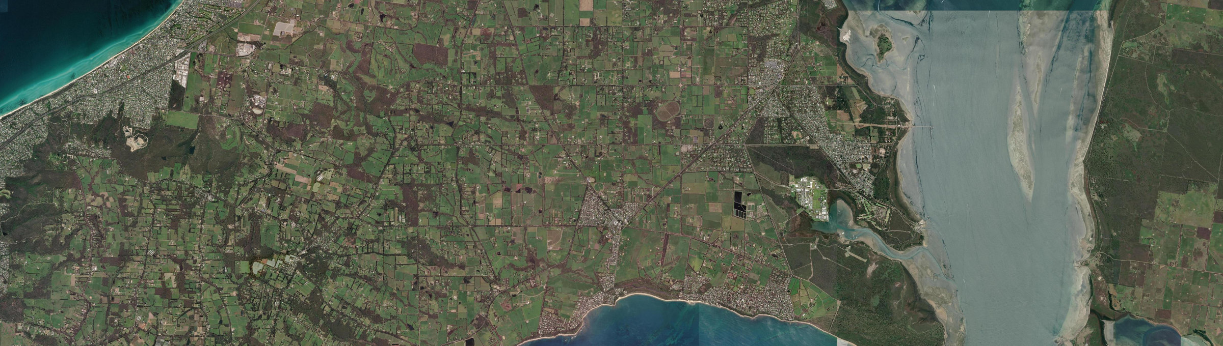 Aerial view of Balnarring, VIC