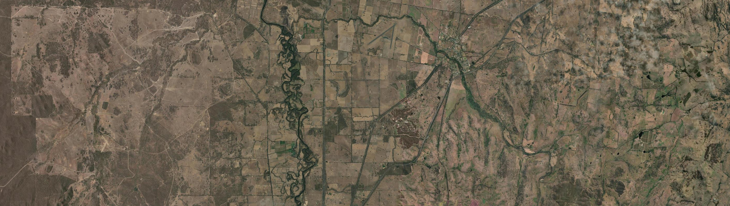 Aerial view of Mangalore (Vic.), VIC
