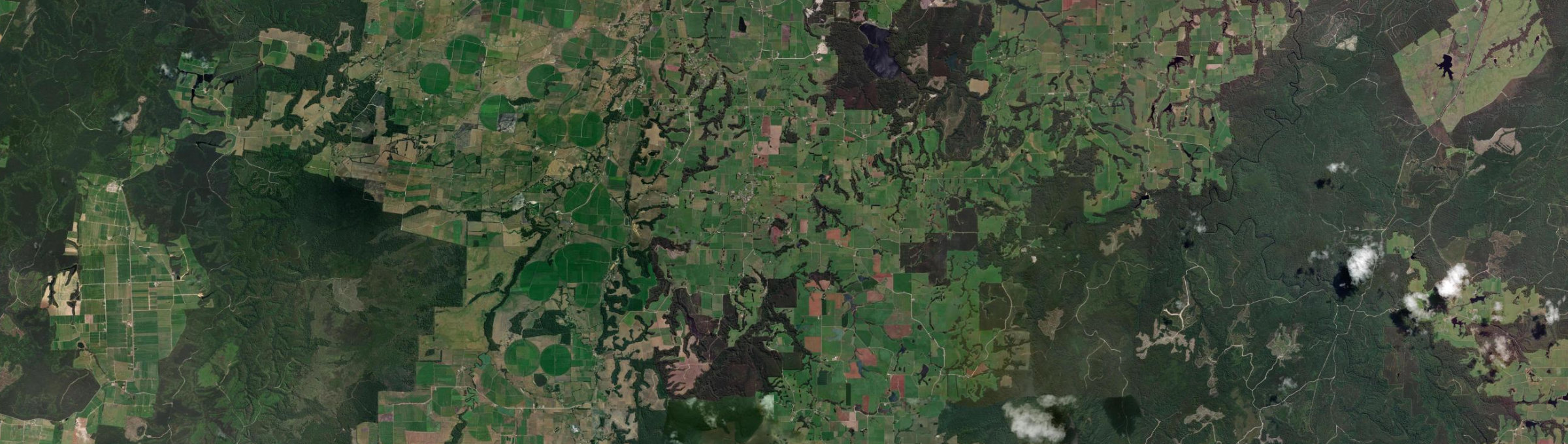 Aerial view of Irishtown (Tas.), TAS