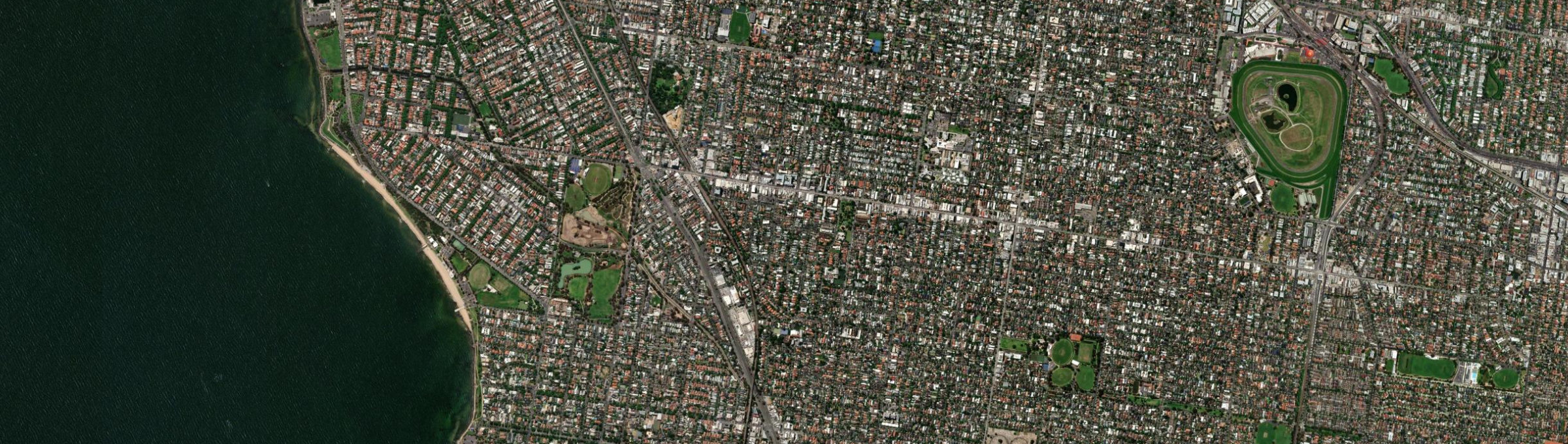 Aerial view of Elsternwick, VIC
