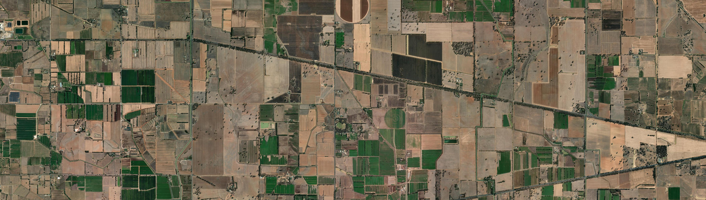 Aerial view of Cooma (Vic.), VIC