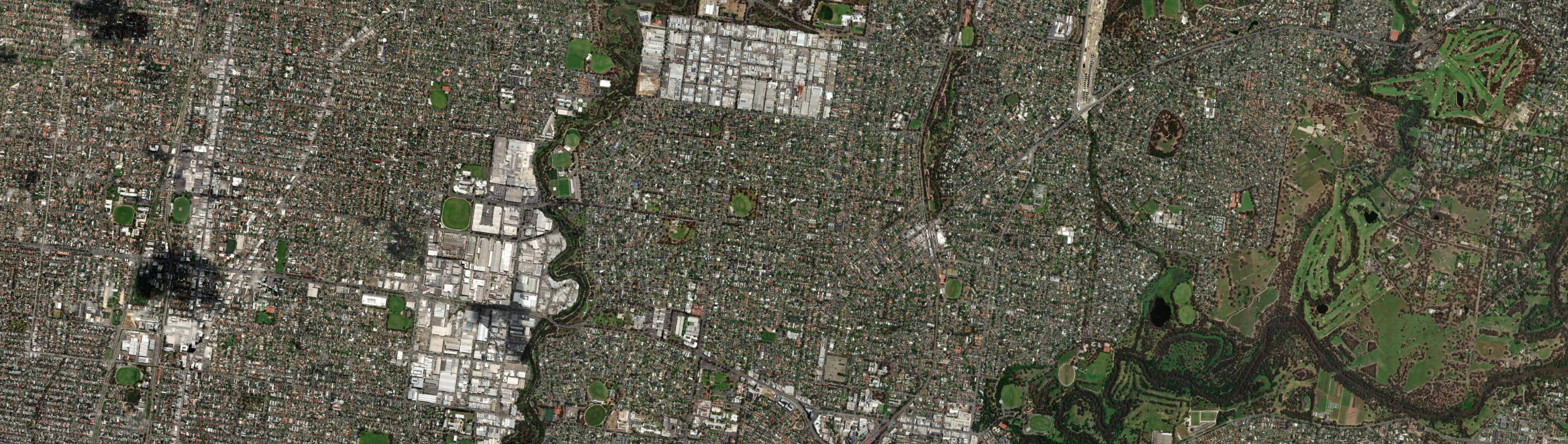 Aerial view of Heidelberg Heights, VIC