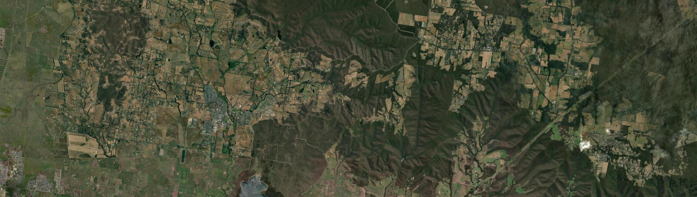 Aerial view of Humevale, VIC