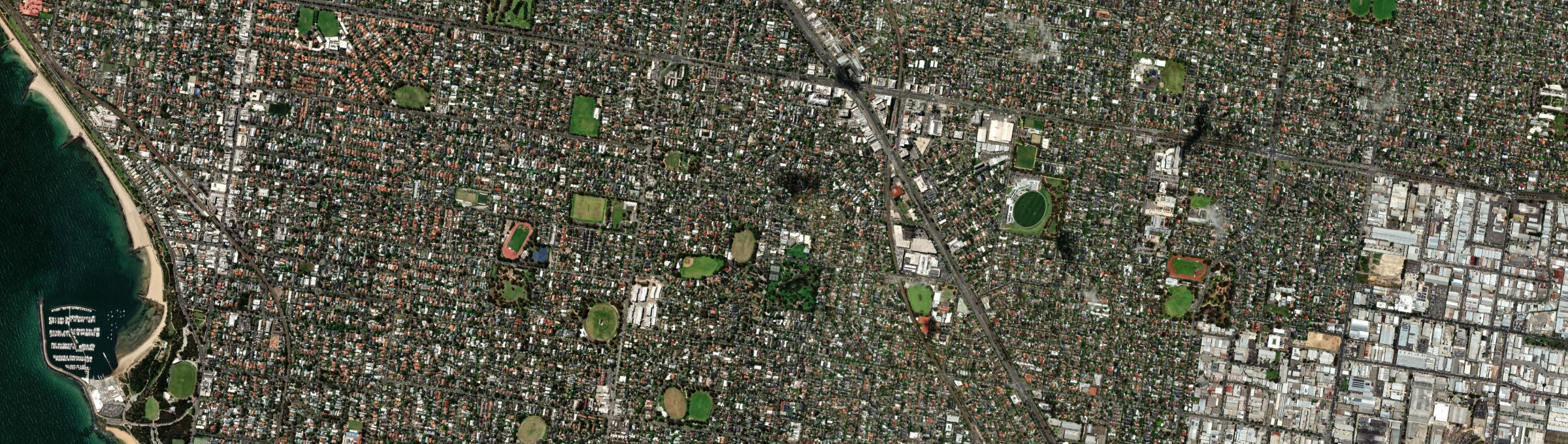 Aerial view of Hampton East, VIC