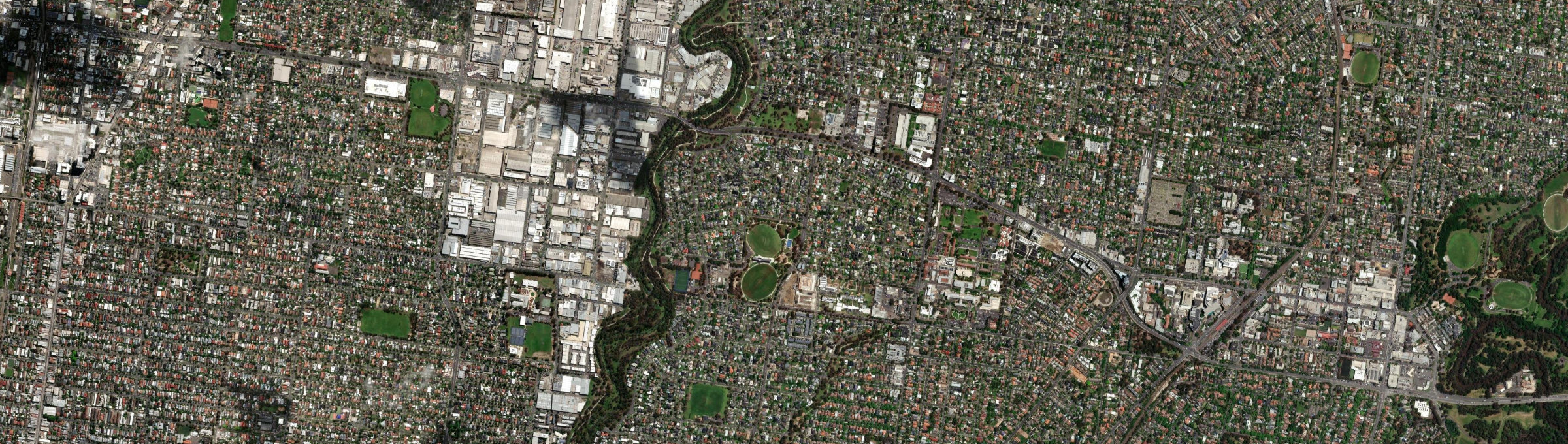 Aerial view of Bellfield (Banyule - Vic.), VIC