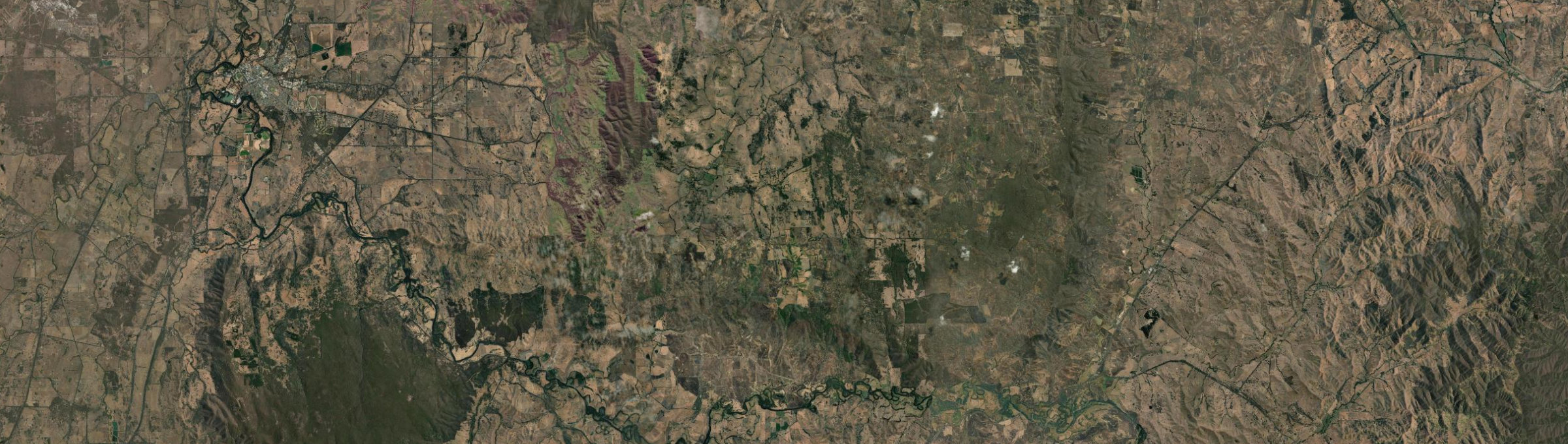 Aerial view of Highlands, VIC