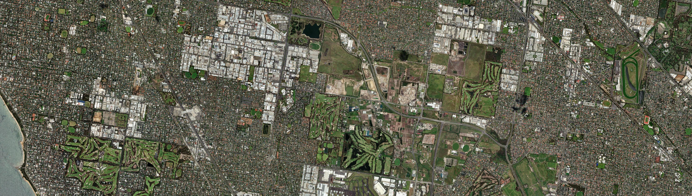 Aerial view of Heatherton, VIC