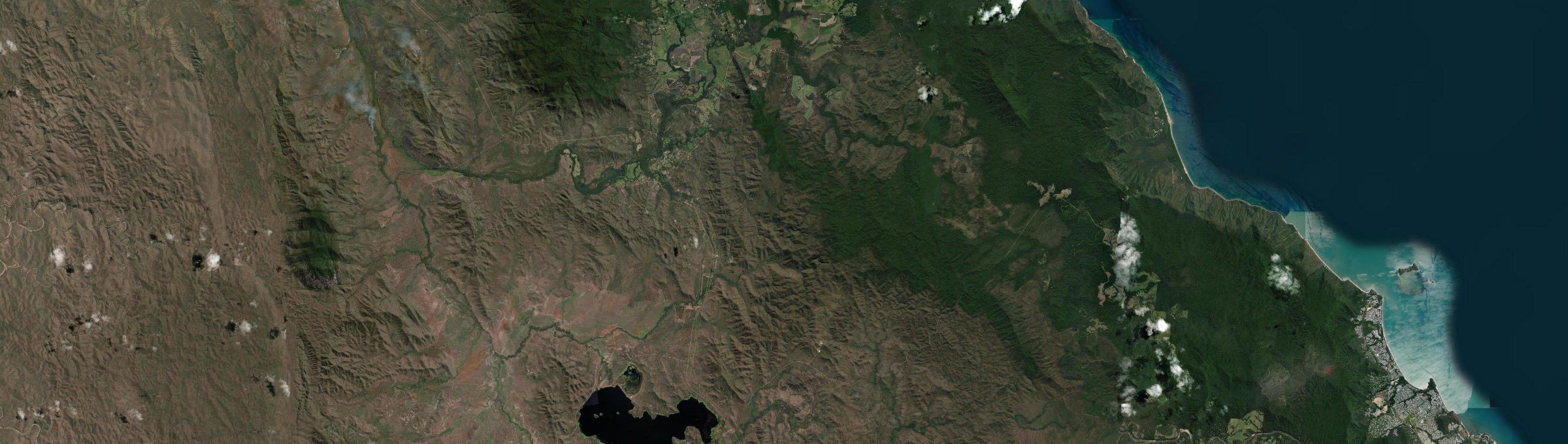 Aerial view of Mount Molloy, QLD