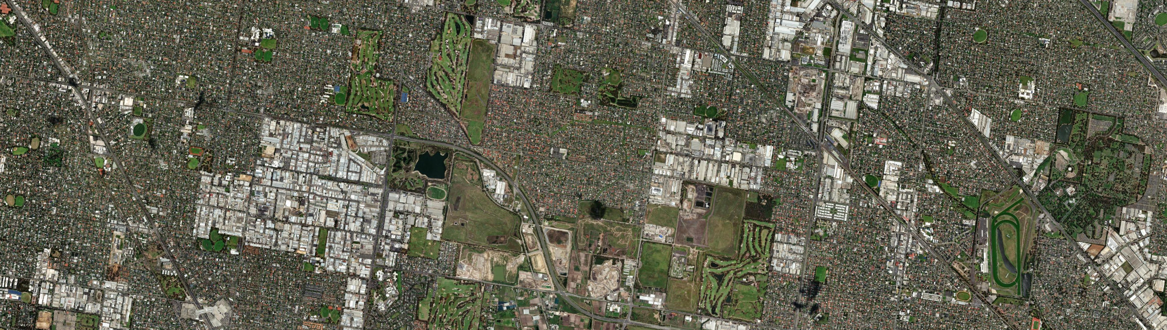 Aerial view of Clarinda, VIC