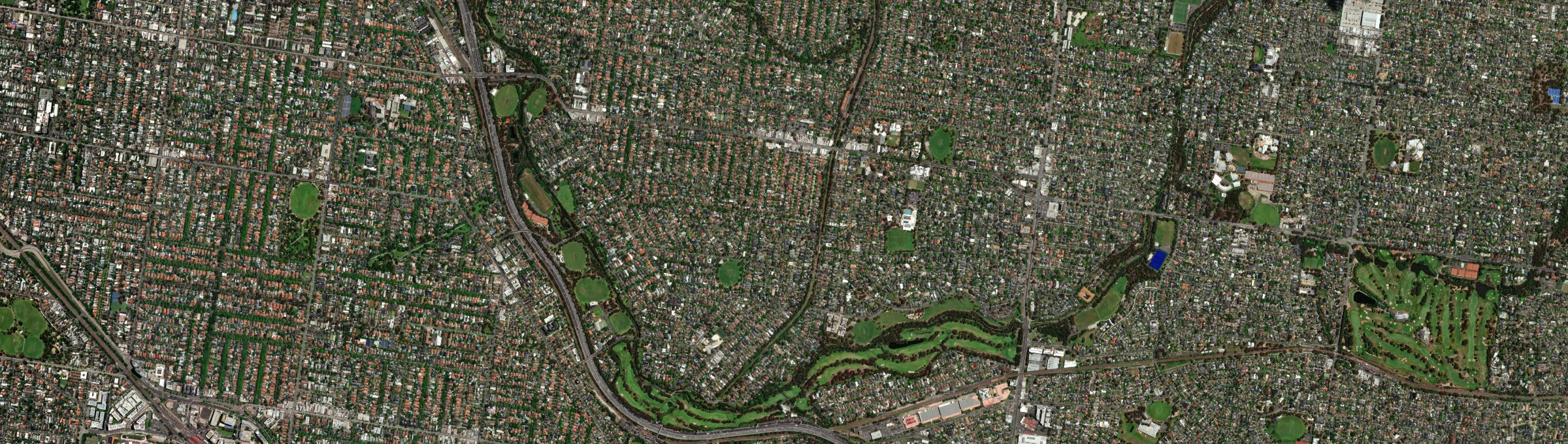 Aerial view of Ashburton, VIC